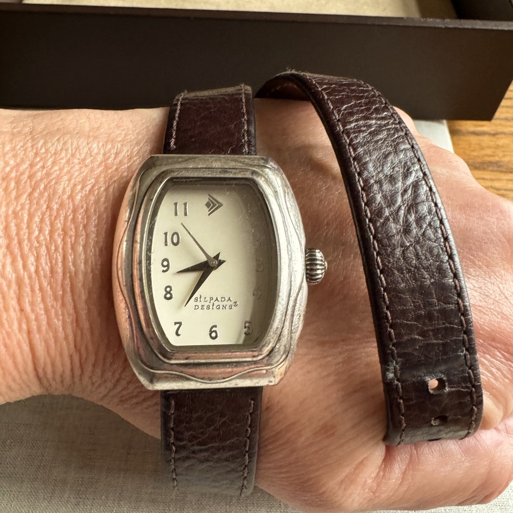 Silpada Leather Wrap Watch
